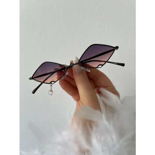 Солнцезащитные очки YuliyaMoon, фиолетовый/розовый