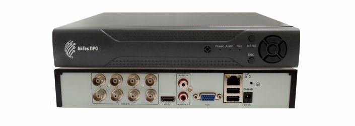 фото HVR-805H-NT Видеорегистратор 8 канальный *5M-N@12 кадров/сек 1 аудио (SATA*1 8ТБ) xmeye.net