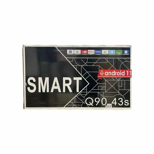 Телевизор Smart TV Q90 43s Full HD Черный 2739000₽