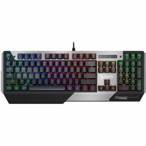 B865R Клавиатура A4Tech Bloody механическая серыйчерный USB for gamer LED 943000₽