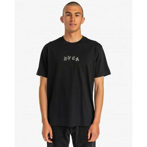 Футболка RVCA, размер S, черный