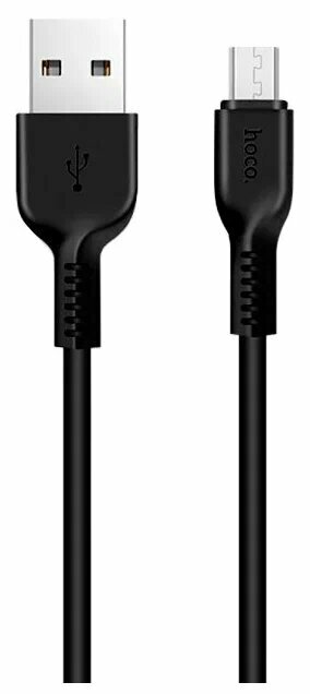 Кабель Hoco X20 Flash USB - microUSB, 2 м, 1 шт, черный