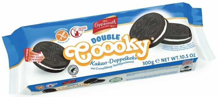 Печенье-сэндвич Coppenrath Double Coooky Шоколадное с ванильной начинкой 300г