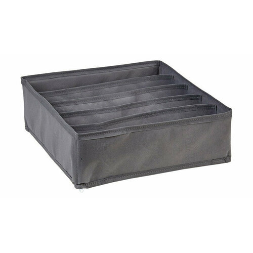 Home Органайзер для хранения вещей 5 секций 32х32х10 см Серый 605₽