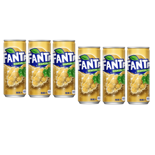 Газированный напиток Fanta Gold Grape (со вкусом винограда), ( 6 шт по 500 мл), Япония