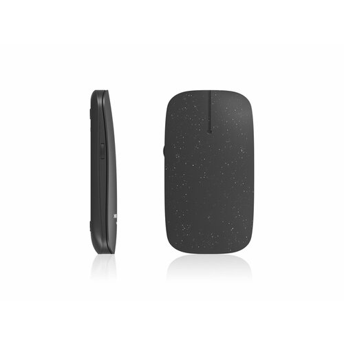 Мышь беспроводная из биоразлагаемого пластика и на 30 из пшеничной соломы Pokket2 Eco с подсветкой и встроенным аккумулятором размер 59х1125х17 см цвет черный 383300₽