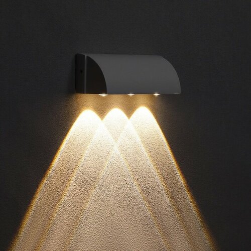 Светильник фасадный Каскад FSD-093 3 Вт 3000К 3 луча IP65 220 В металл белый 947₽