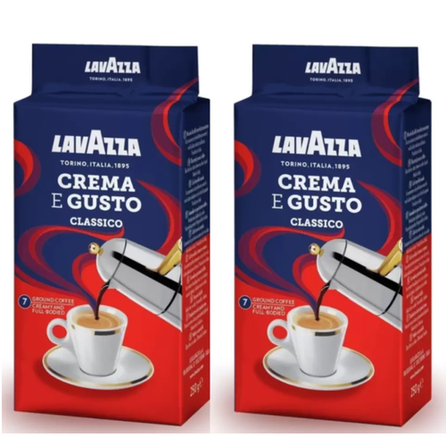 Lavazza Crema Gusto Classico кофе молотый 250 г в/у (упаковка 2 шт) (70038769)