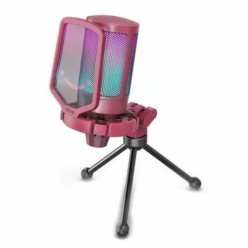 Fifine AmpliGame A6V red конденсаторный usb микрофон 449000₽