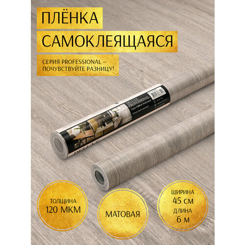 Пленка самоклеющаяся для мебели Deluxe Professional 45см*6м (дуб кантри)