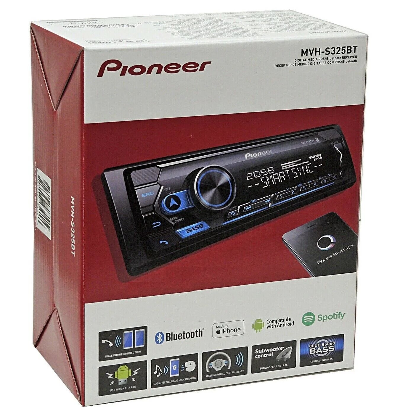 Автомагнитола Pioneer MVH-S325BT - фото №11