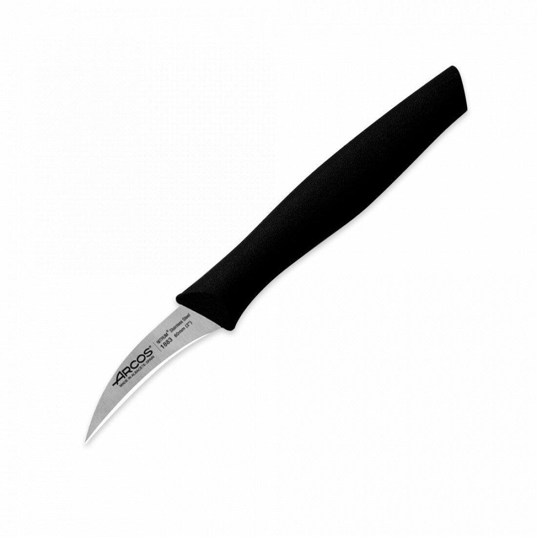 Нож кухонный для чистки 6 см, рукоять черная, серия Nova, 188301, ARCOS