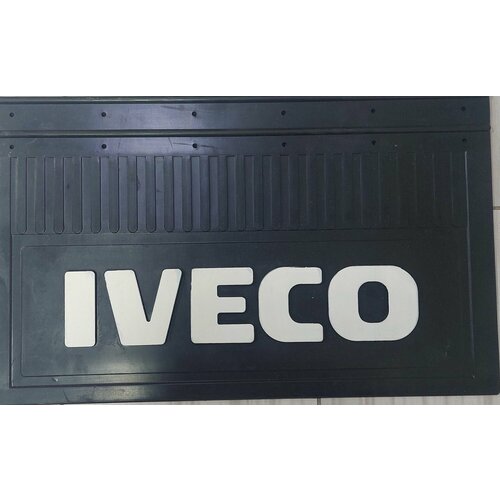 Брызговики IVECO надпись белая 600х360 - 2шт.