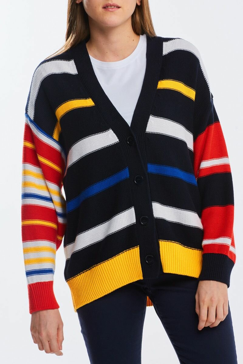 Кардиган GANT MULTI STRIPED CARDIGAN