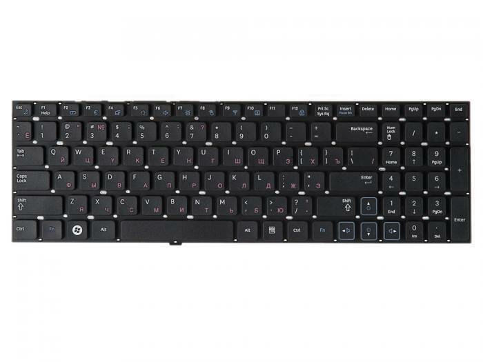 Клавиатура ZeepDeep партномер: (BA59-02941C) для ноутбука Samsung RV511, черная без рамки, гор. Enter