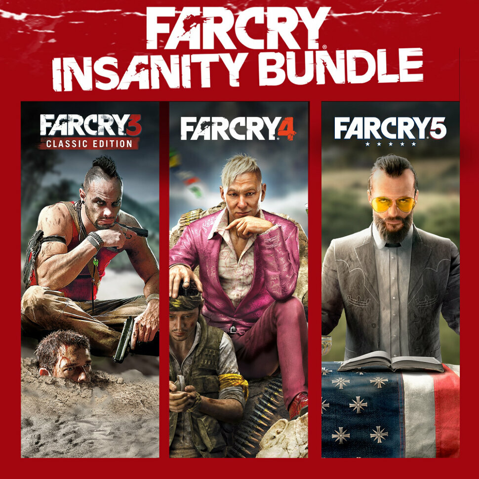 Игра Far Cry Insanity Bundle Xbox One, Xbox Series S, Xbox Series X цифровой ключ, Русский язык