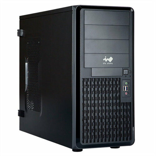Midi Tower InWin PE689 Black 650W B65E 80plus Bronze USB3.0*2+A(HD)+front fan 120mm*1+rear fan 120mm*1+ 2*2SATA+1*1SATA / holes for SL20” RACKMOUNT tfc1212de for delta 120mm dc 12v 5200rpm 252cfm for bitcoin miner powerful server case axial cooling fan