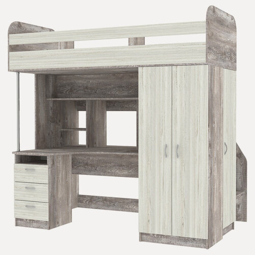 Изображение товара Кровать чердак Аракс Бетон Винтерберг