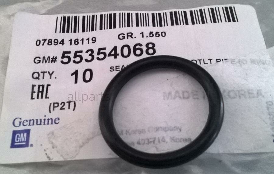 GENERAL MOTORS 55354068 Уплотнительное кольцо масляной трубки GM GENERAL MOTORS 55354068