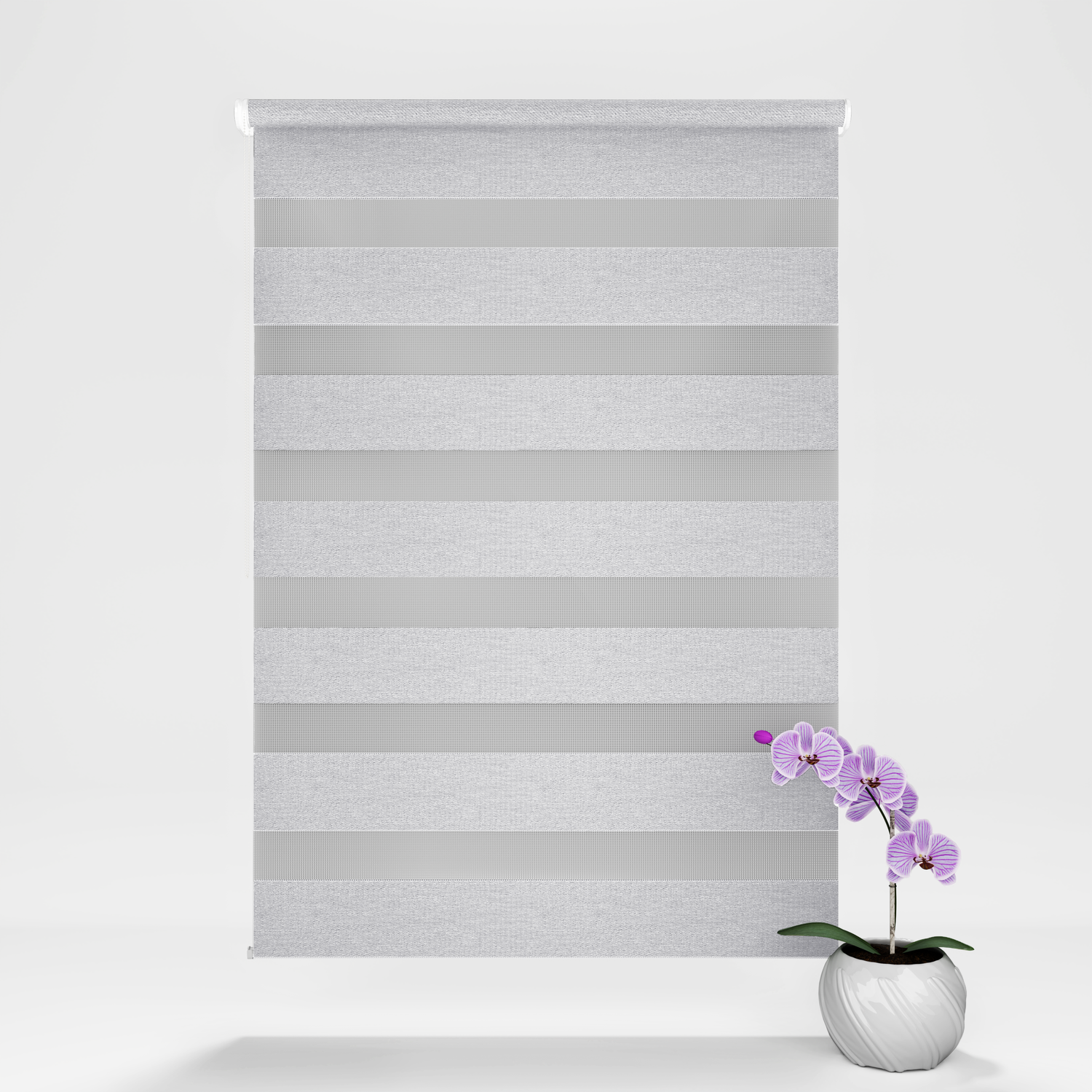 Рулонная штора Helen Decor День-Ночь Блэкаут «605-1» 52х160 см
