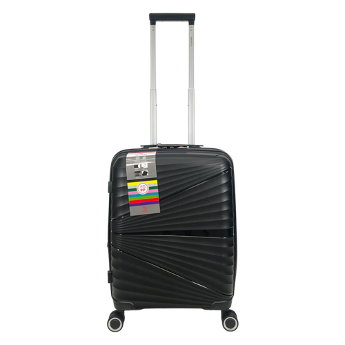 Чемодан Impreza, 55 л, размер S, черный чемодан impreza yel 717 40 л размер s черный