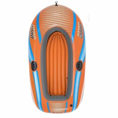 лодка надувная bestway 61136 kondor 1000 raft 154x96см Надувная лодка Bestway 61142 Kondor 2000 185х97см, весла, насос, до 95 кг