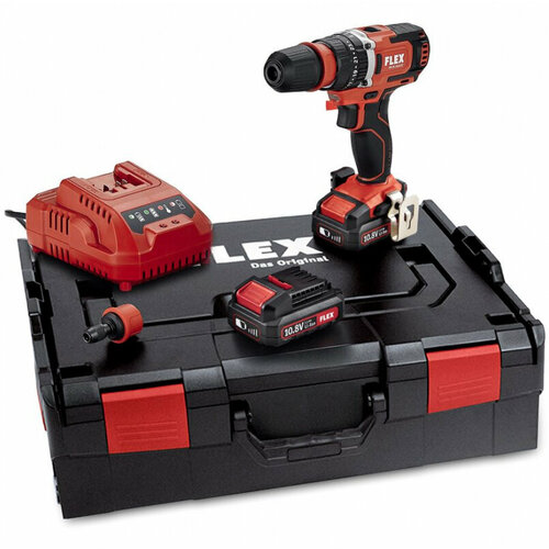 Двухскоростной аккумуляторный шуруповерт Flex PD 2G 108 EC25 Set 3852000₽