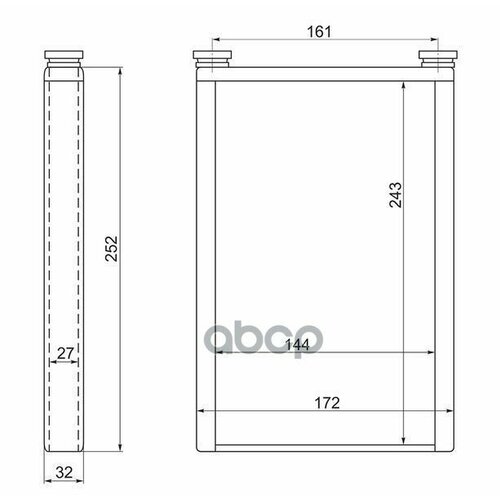 Радиатор Отопителя Салона Tg-Rih004087107-60430 TiGuar Toyota Land Cruiser Prado 150 09- Ti-Guar арт TGRIH0040 5270₽