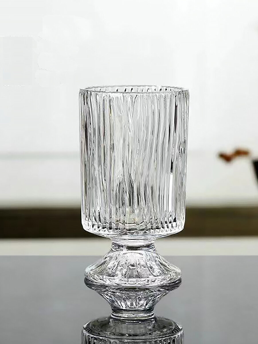 Маленькая ваза из хрустального стекла 18 см