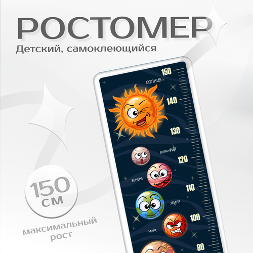 Ростомер интерьерная наклейка для малышей Fotooboikin 