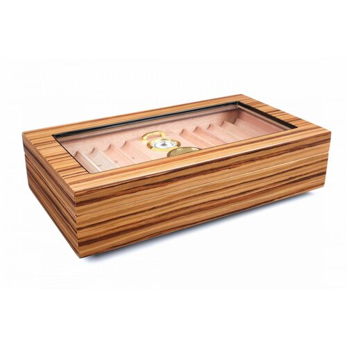 Шкатулка для сигар Lubinski Зебрано на 40 штук