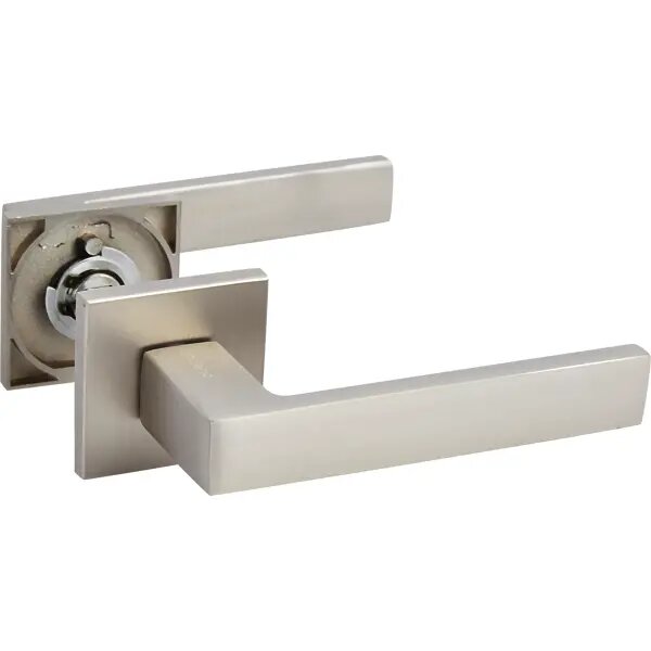 Дверные ручки Puerto Куббаито без запирания цвет супер матовый никель