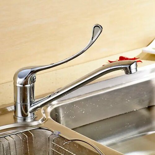 Смеситель для кухни Esko Dhaka локтевой 163 см цвет хром 7626₽