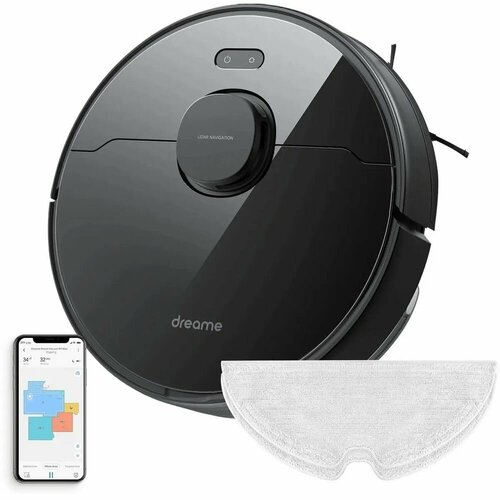 Робот-пылесос Dreame Bot Robot Vacuum and Mop D9 Max Black модели RLD33GA робот пылесос xiaomi dreame d9 pro ru a черный