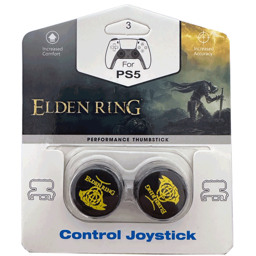 Силиконовые накладки + насадки на стики геймпада Sony PlayStation PS4/PS5/Xbox [Elden Ring][Black] накладки на стики для джойстика dualsense dualshock xbox зелёный 2шт