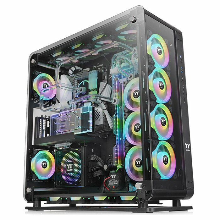 Корпус ATX Thermaltake Core P8 TG CA-1Q2-00M1WN-00 без БП, черный