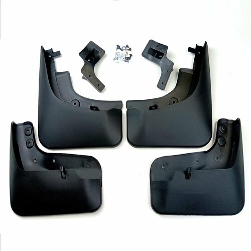 Брызговики для Volkswagen Tiguan I 2011-2016 рестайлинг Тигуан -1 2011-2016 рест комплект 4 шт крепеж 2350₽