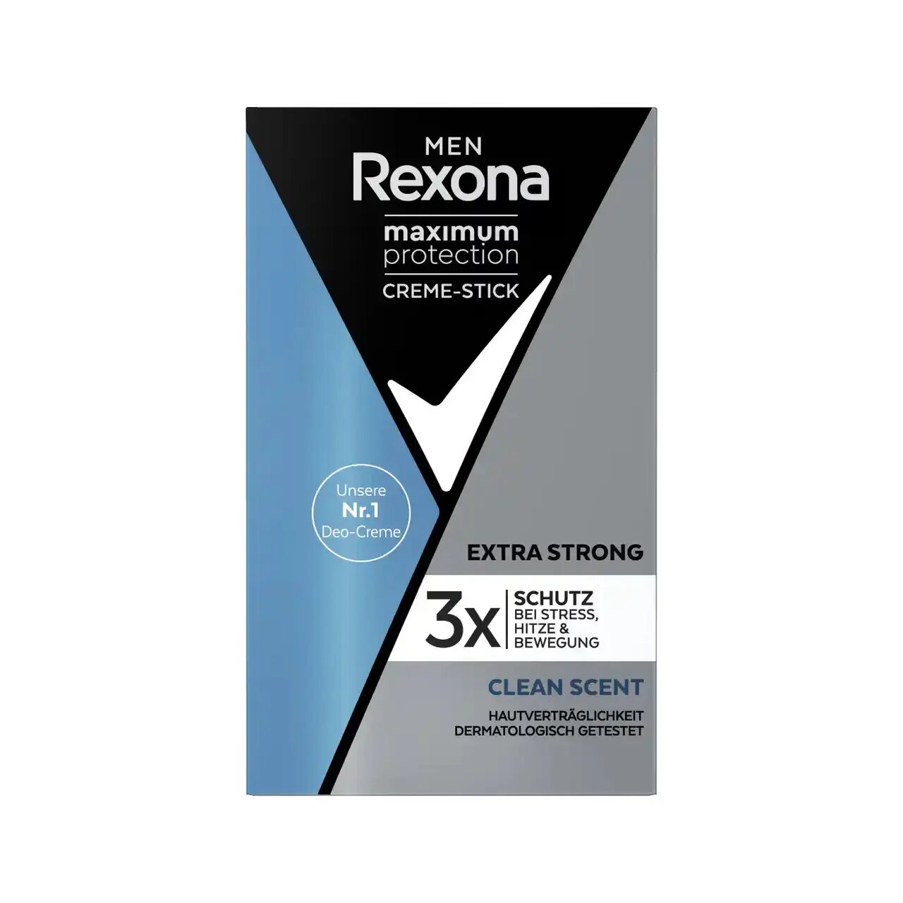 Дезодорант-крем мужской REXONA MEN Deodorant Stick Anti-Perspirant Clean Scent 96 ч 45 мл (Из Финляндии)