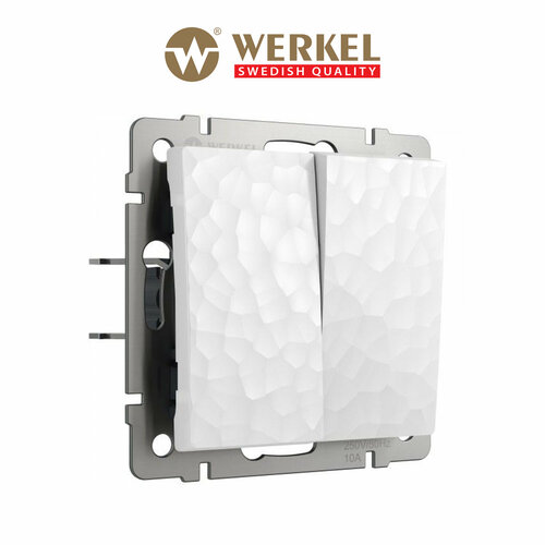 Выключатель Werkel W1220001, серебряный Hammer, 10 А