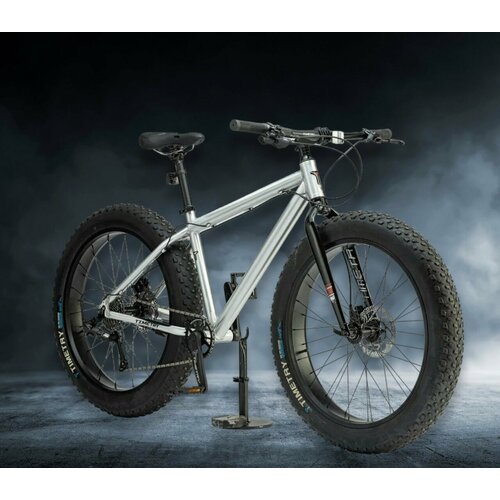 Велосипед Фэтбайк BREND TIMETRY ORIGINAL TT288 26 колеса алюминиевая рама серебряный 34500₽