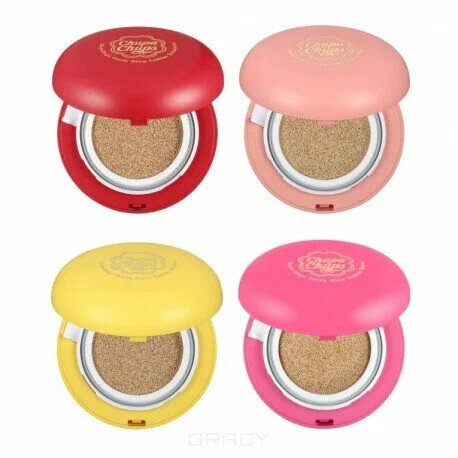 Chupa Chups Тональный крем Candy Glow Cushion, SPF 50, 14 г, оттенок: 1.0 Ivory, 1 шт.