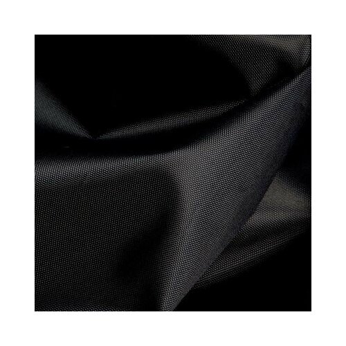 Ткань Оксфорд 210D PU, WR1000 95г/м² 100% пэ шир.150см черный, отрез 3 метра.