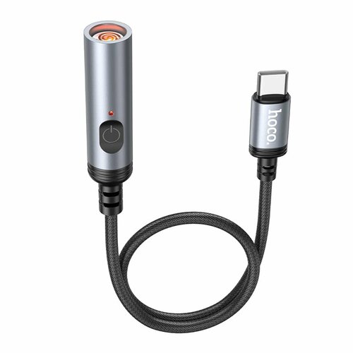 Прикуриватель автомобильный зажигалка Type-C 30см черный 499₽