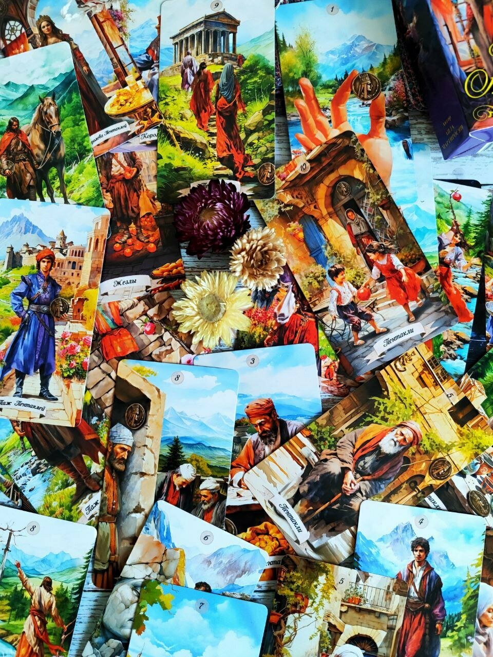 Таро аида гадальная колода 78 карт, авторская колода, Аввалон-Ло Скарабео — фото 1