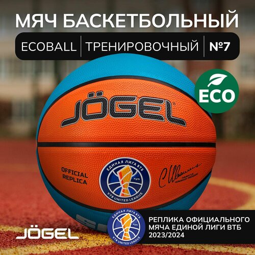 Баскетбольный мяч профессиональный ECOBALL Replica размер 7
