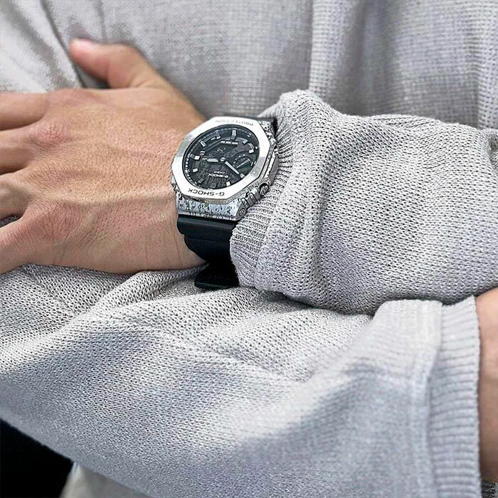 Наручные часы CASIO G-Shock, серебряный — фото 1