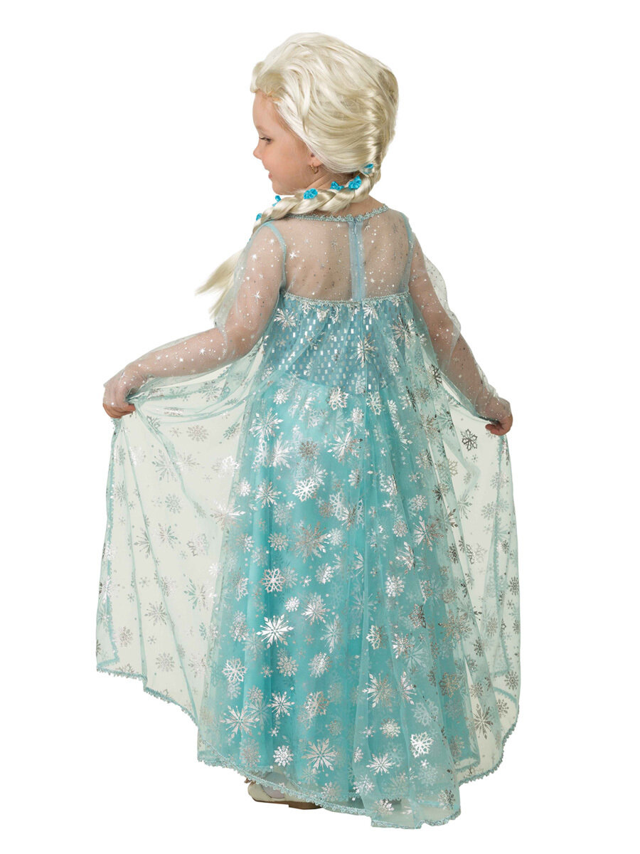 Карнавальный костюм Эльза (Платье) р.134-68 — фото 1