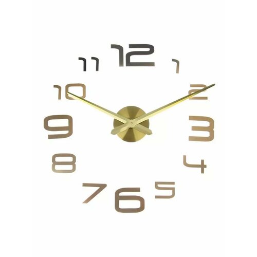 Часы-наклейка DIY Акстелл золотые 120 см 1490₽