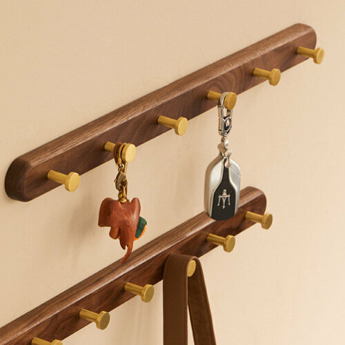 Вешалка настенная американский черный орех 400х45 мм Varmanpro 2190₽