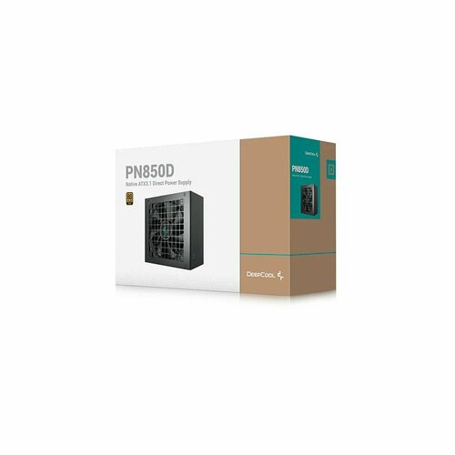 Блок питания 850W Deepcool PN850D (ATX, 20+4 pin, 120mm fan, PCI-E 6+2Px3 16 pin (12V-2x6), 8xSATA) (R-PN850D-FC0B-EU) черный